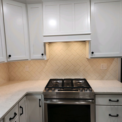 Kitchen backsplash by Schaeffer Floor Coverings in Montgomery County, PA