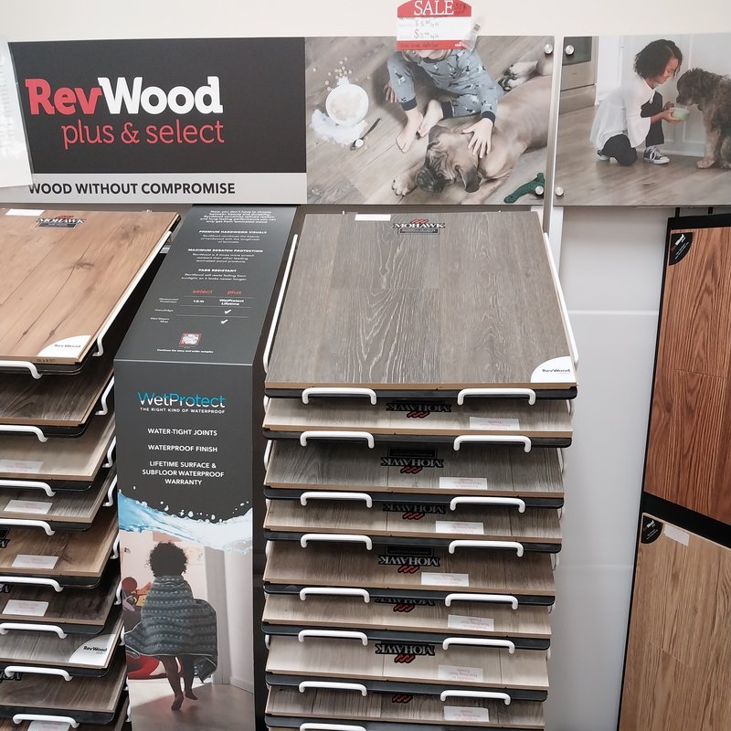 Mohawk RevWood Boardwalk Laminate display